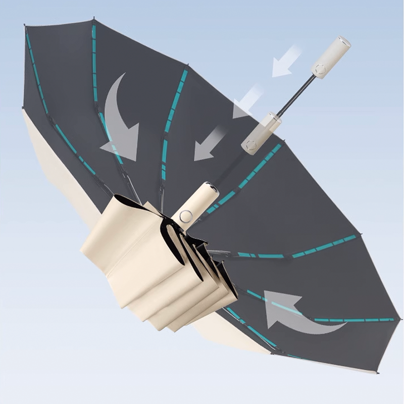 Premium UV Folding Umbrella – Gradient, Durable